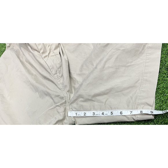 Ralph Lauren Mens Stretch Classic Fit Flat Front Chino Shorts Beige 36 9" ** - Picture 3 of 10